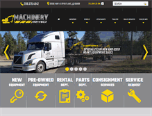 Tablet Screenshot of machinerynw.com